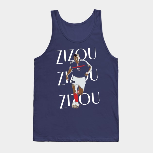 Zidane Illustration Tank Top by HenDesignStudio